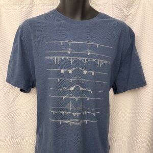 Blue Banana Republic Bridges T Shirt